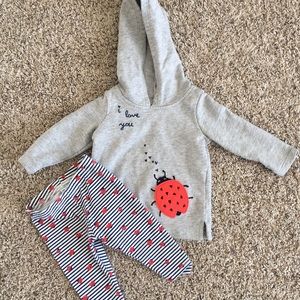 Carters Lady Bug Set